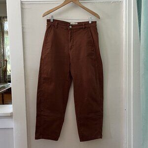 Everlane Utility Barrel Pant in Rosewood
